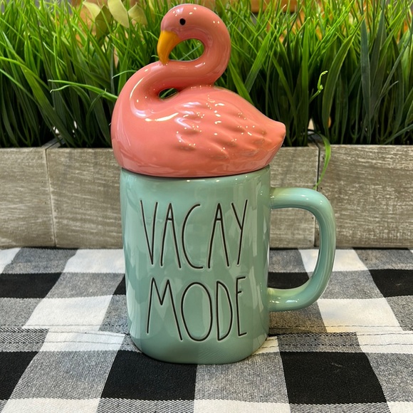 Rae Dunn Dining Rae Dunn Flamingo Vacay Mode Mug Poshmark